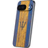 Barbados Flag Dark Wood Google Pixel 9 Skin